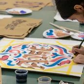 Veranstaltungen in Berlin: Calligraffiti: Gestalte dein eigenes Bild aus Schrift!