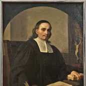 Gemälde des Kirchenlied-Dichters und Nikolaikirchen-Pfarrers Paul Gerhardt