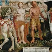 Maarten van Heemskerck: Momus tadelt die Werke der Götter, 1561