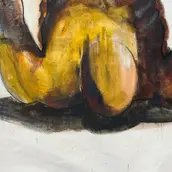 Butoh Performance und Live Painting