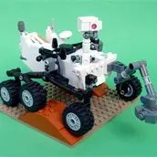 Mars-Rover aus Lego-Steinen