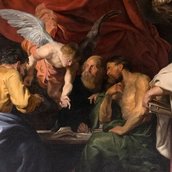 Peter Paul Rubens: Die vier Evangelisten Lukas, Matthäus, Markus und Johannes beim Verfassen der Evangelien