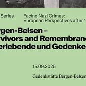 KEY VISUAL Bergen-Belsen – Survivors and Remembrance | Überlebende und Gedenken
