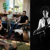 Porträt-Collage mit The Handover und Sakina Abdou