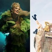 Collage der Karaoke-Hosts: Nancy Nutter, Oozing Gloop und Bleach