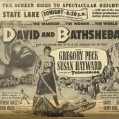 Filmplakat David & Bathsheba. Monumentalfilm von 1951