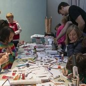 Familienworkshop im Bode-Museum