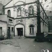 Ehemalige Synagoge in der Brunnenstraße 33, März 1990.
