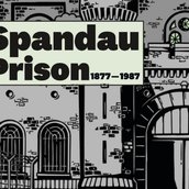 Comiczeichnung vom Spandauer Prison mit dem Schriftzug "Spandau Prison" und den Jahreszahlen 1877 - 1987