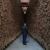 Delcy Morelos, El abrazo, Detail, 2023, Installationsansicht, Dia Chelsea, New York