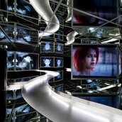 Spiegelsaal der Ständigen Ausstellung im Museum für Film und Fernsehen