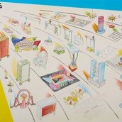 bau. haus (Plakat), 1979 Serigraphie Galerie Maurer, München