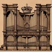 Orgel mit Krone