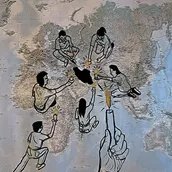 GRAFIK Del be Del (heart to heart)