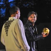 Horatio aka Adrian Stowasser und Hamlet aka Benjamin Krüger
