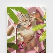 Brandon Lipchik: Shrieking Doll, 2024, 210 x 146 x 10