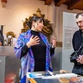 Aufnahme während einer Führung im Museum Nikolaikirche