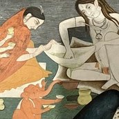 Shivas Familie, Inventar-Nr. 5091, Ausschnitt