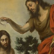 Veranstaltungen in Berlin: Christliche Bildbetrachtung: Bartolomé Esteban Murillo, Die Taufe Christi, um 1655