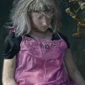 Gudrun Brüne, Die Modellpuppe, 1987, Öl auf Leinwand, Nationalgalerie, Staatliche Museen zu Berlin / Andres Kilger