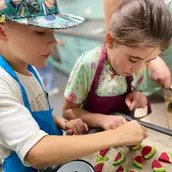 KINDER BACKEN BUNTE KEKSE