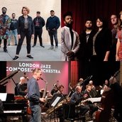 Porträt-Collage mit Patricia Brennan Septet, Mary Halvorson’s Amaryllis Sextet, London Jazz Composers Orchestra Porträt-Collage mit Patricia Brennan Septet, Mary Halvorson’s Amaryllis Sextet, London Jazz Composers Orchestra