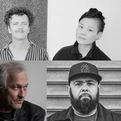 Porträt-Collage mit MOPCUT, Marc Ribot und MC Dälek