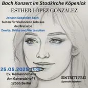 POSTER J. S. Bach: Suiten für Violoncello mit der Bratsche