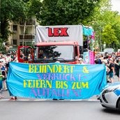 Abschlussparty/Glitzerkrücke