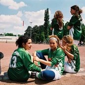 Szene aus Aysun Bademsoys Dokumentarfilm Mädchen am Ball, 1995, Foto: Aysun Bademsoy