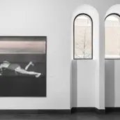 Blick in die Ausstellung "Phantome" von Dominik Lejman