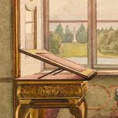 Wilhelm Streckfuß: Schloss Rheinsberg, Turmkabinett, 1883