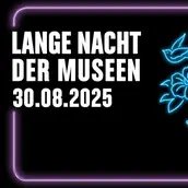 Keyvisual zur Langen Nacht der Museen am 30. August 2025