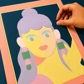 Workshop Papier-Portrait legen