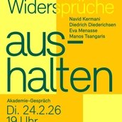 VISUAL Akademie-Gespräch mit Navid Kermani: Widersprüche aushalten