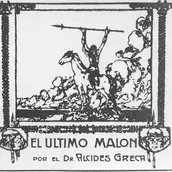 Filmplakat „El última malón“ (1918)