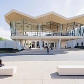 Arkansas Museum of Fine Arts; Außenansicht des Museumsneubaus