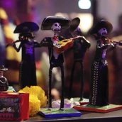 Miniaturen für den Día de Muertos