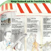 Flyer Django Reinhardt und der französische Jazz