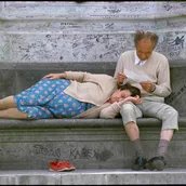 Jörg Rubbert_'Pärchen bei der Siesta'_Florenz 1983