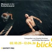 Plakat zur Ausstellung "Ostblicke. Fotografien von Sophie Kirchner und Philipp Baumgarten"