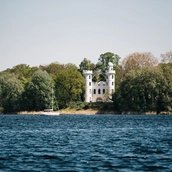 Die Pfaueninsel an der Wannsee-Babelsberg Route