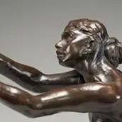 Camille Claudel, L’Implorante (petit modèle), Detail, Entwurf 1898 (Guss um 1905?), Bronze, Alte Nationalgalerie