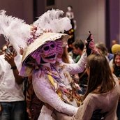 Día de los Muertos im Humboldt Forum, La Catrina - Performance