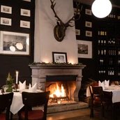 Fischerhütte Am Schlachten See, Kaminzimmer
