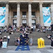 Freitreppe Konzerthaus in Berlin beim Young Euro Classic