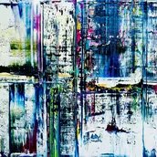 Bo Larsen The Blue Hour 2025 Öl auf Leinwand 120 x 160 cm