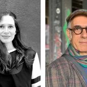 Bahram Moradi und seine Übersetzerin Sarah Rauchfuß