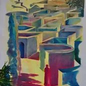 Labyrinth II ( Immaginazioni del Grand Tour ) Öl auf Leinwand 2022 cm 100 x 70_.jpg