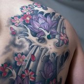 Lotus Blume Tattoo